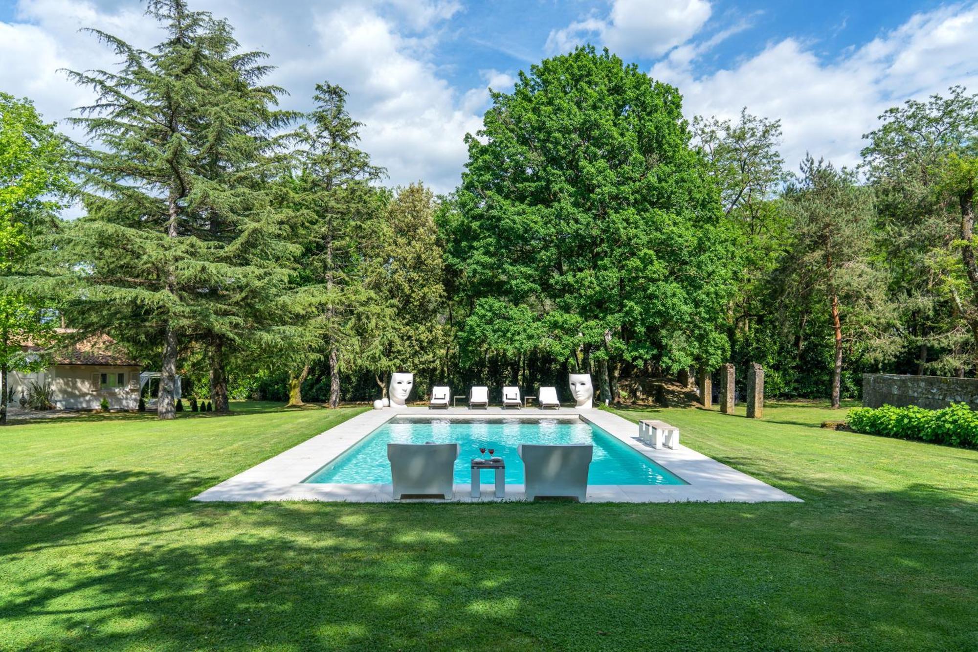 Villa Vittoria - Lusso Con Piscina, Tennis, Jacuzzi E Palestra Лукка Екстер'єр фото